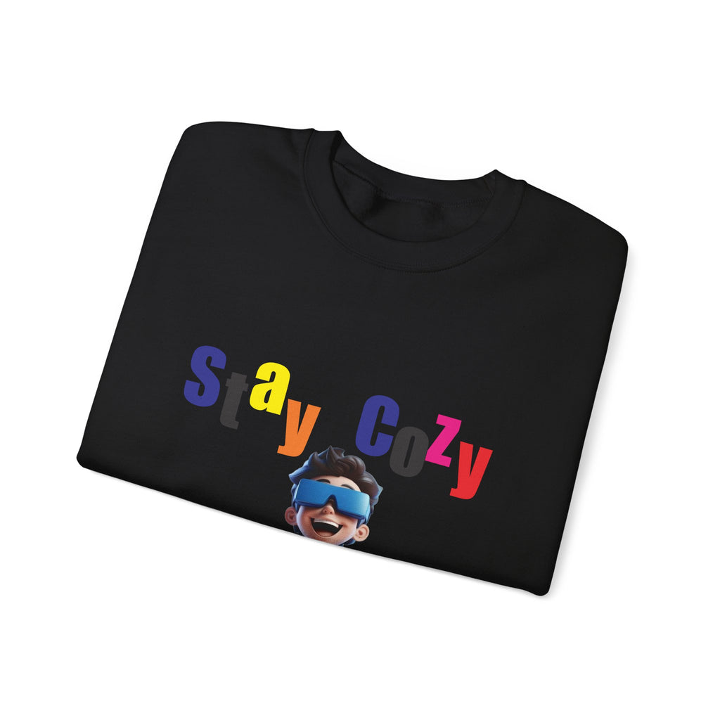 Stay Cozy Sweatshirt - Unisex Heavy Blend, Comfy Layering, Casual Style, Gift for Friends, Perfect for Relaxing Evenings
