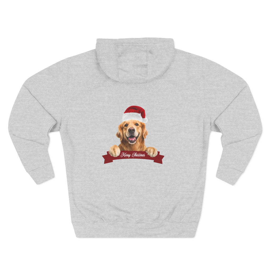 Festive Dog Christmas Hoodie, Cute Pet Lover Gift, Holiday Apparel, Cozy Winter Wear, Dog Lover's Gift, Merry Christmas Design