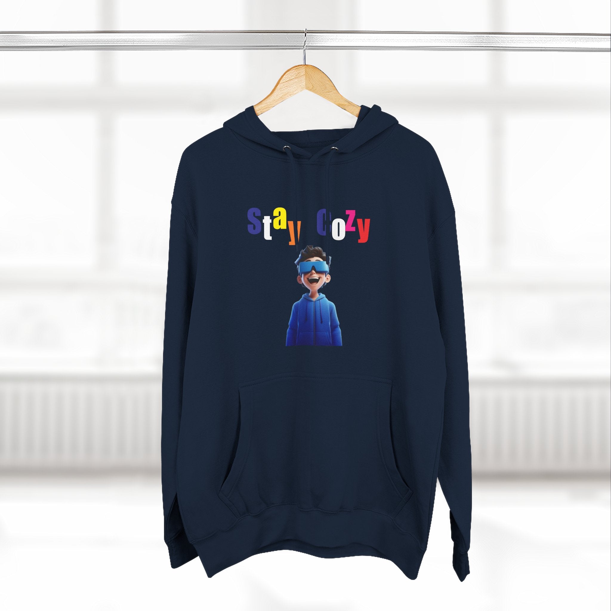 Chill Vibes Hoodie - Stay Cozy Fleece Sweatshirt, Comfy Streetwear, Perfect Gift for Relaxation, Hooded Sweatshirt for Lazy Days