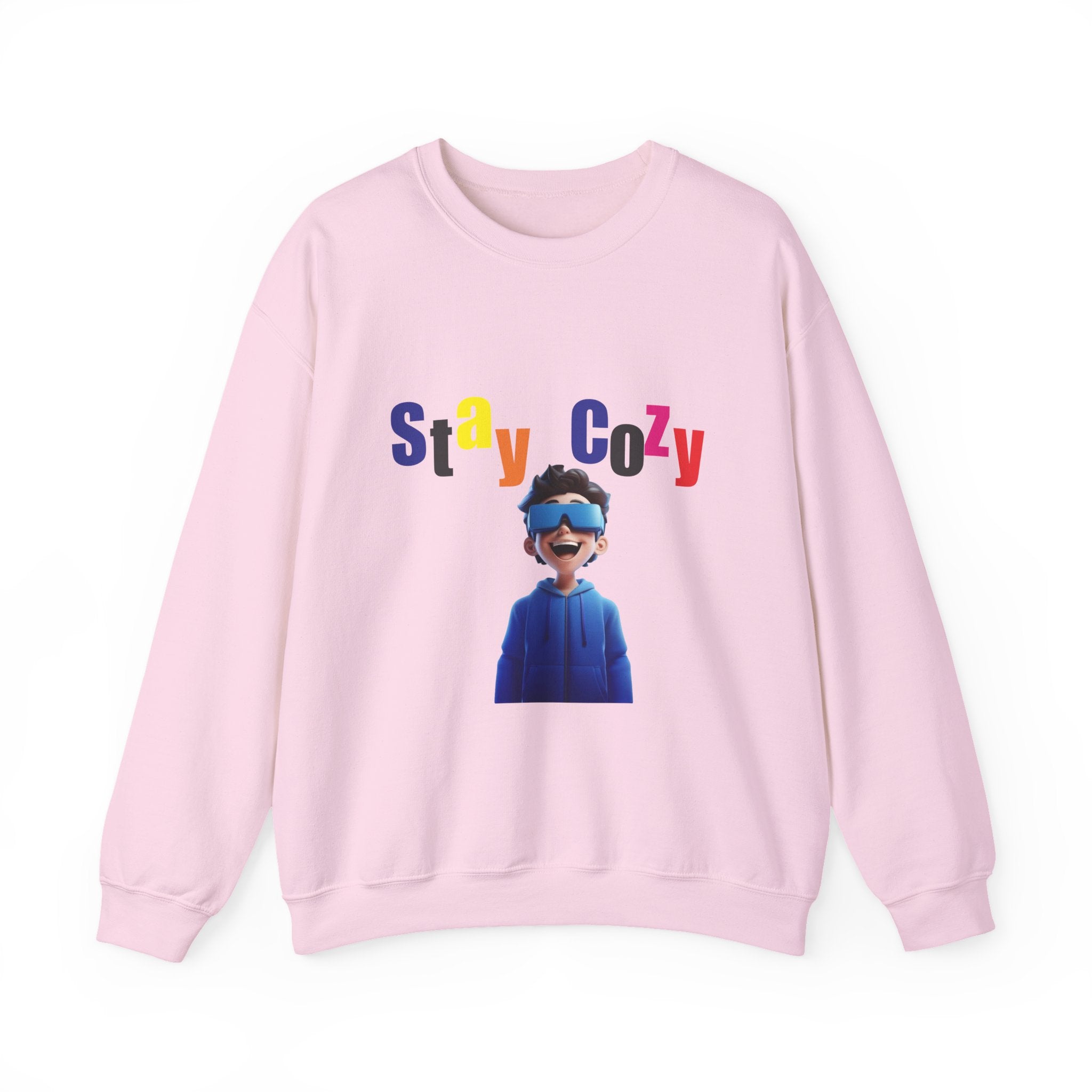 Stay Cozy Sweatshirt - Unisex Heavy Blend, Comfy Layering, Casual Style, Gift for Friends, Perfect for Relaxing Evenings