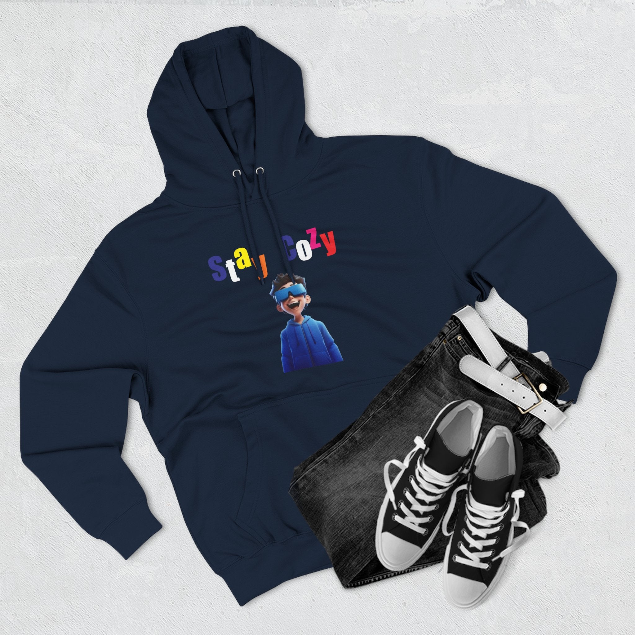 Chill Vibes Hoodie - Stay Cozy Fleece Sweatshirt, Comfy Streetwear, Perfect Gift for Relaxation, Hooded Sweatshirt for Lazy Days