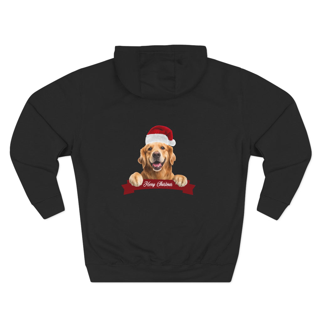 Festive Dog Christmas Hoodie, Cute Pet Lover Gift, Holiday Apparel, Cozy Winter Wear, Dog Lover's Gift, Merry Christmas Design