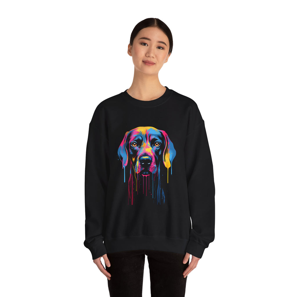 Colorful Dog Art Sweatshirt