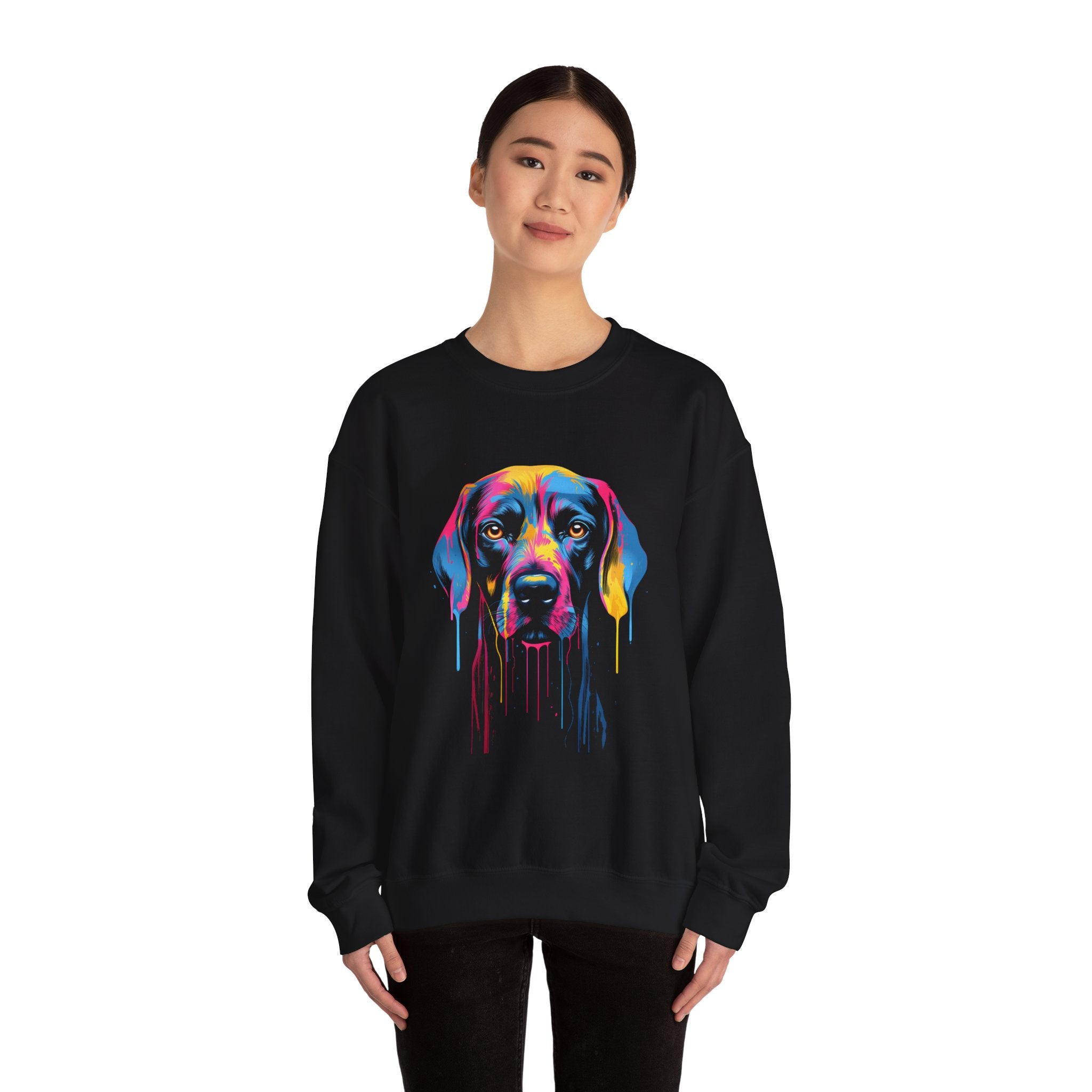 Colorful Dog Art Sweatshirt