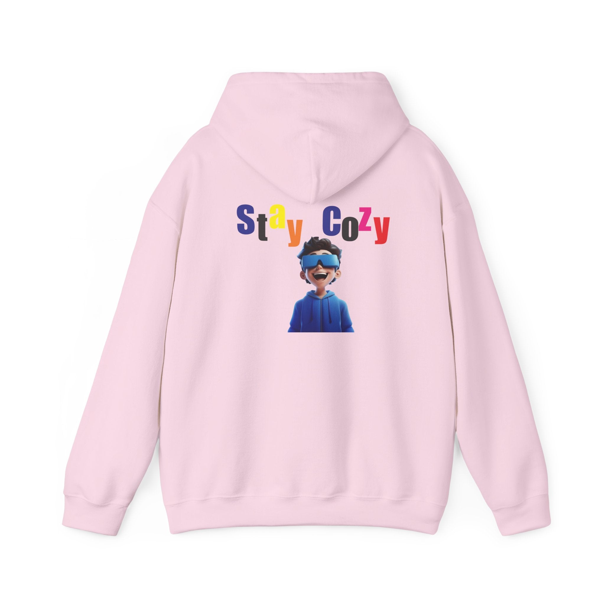 Cozy Graphic Hoodie, Stay Cozy Sweatshirt, Unisex Pullover, Winter Wardrobe Essential, Gift for Him and Her