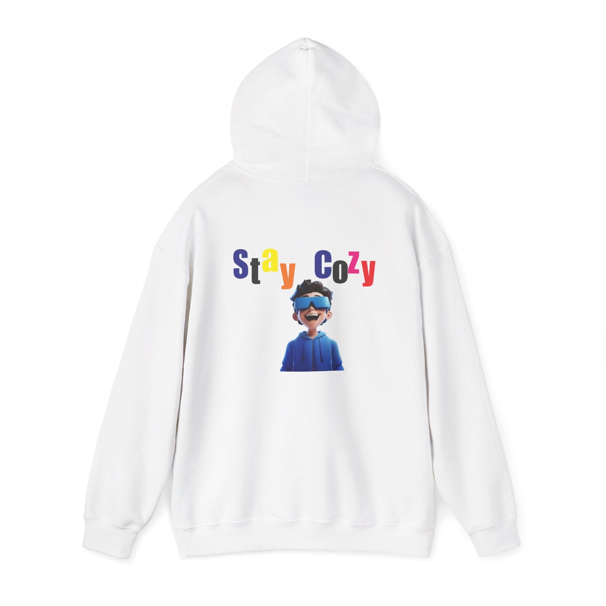 Cozy Graphic Hoodie, Stay Cozy Sweatshirt, Unisex Pullover, Winter Wardrobe Essential, Gift for Him and Her