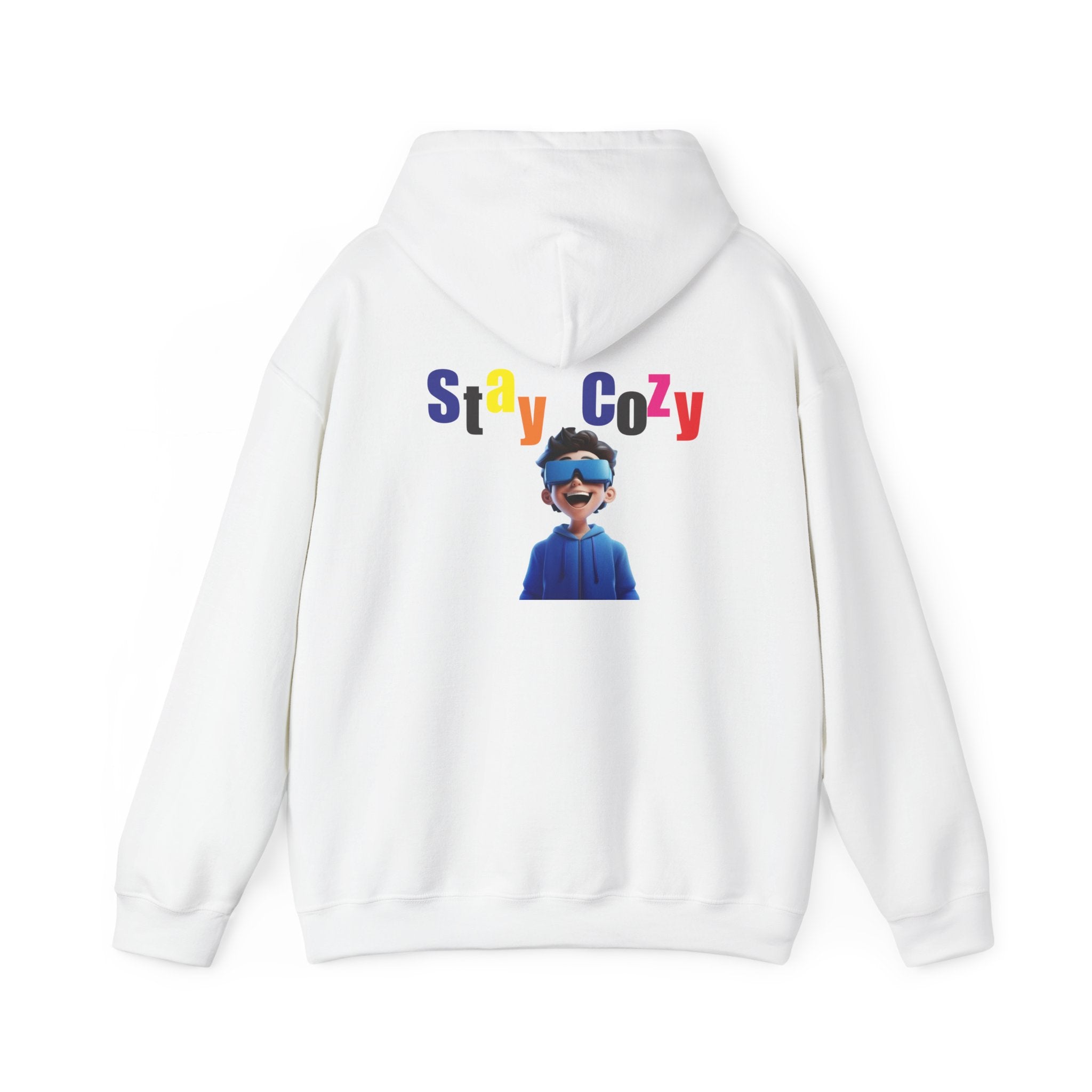 Cozy Graphic Hoodie, Stay Cozy Sweatshirt, Unisex Pullover, Winter Wardrobe Essential, Gift for Him and Her