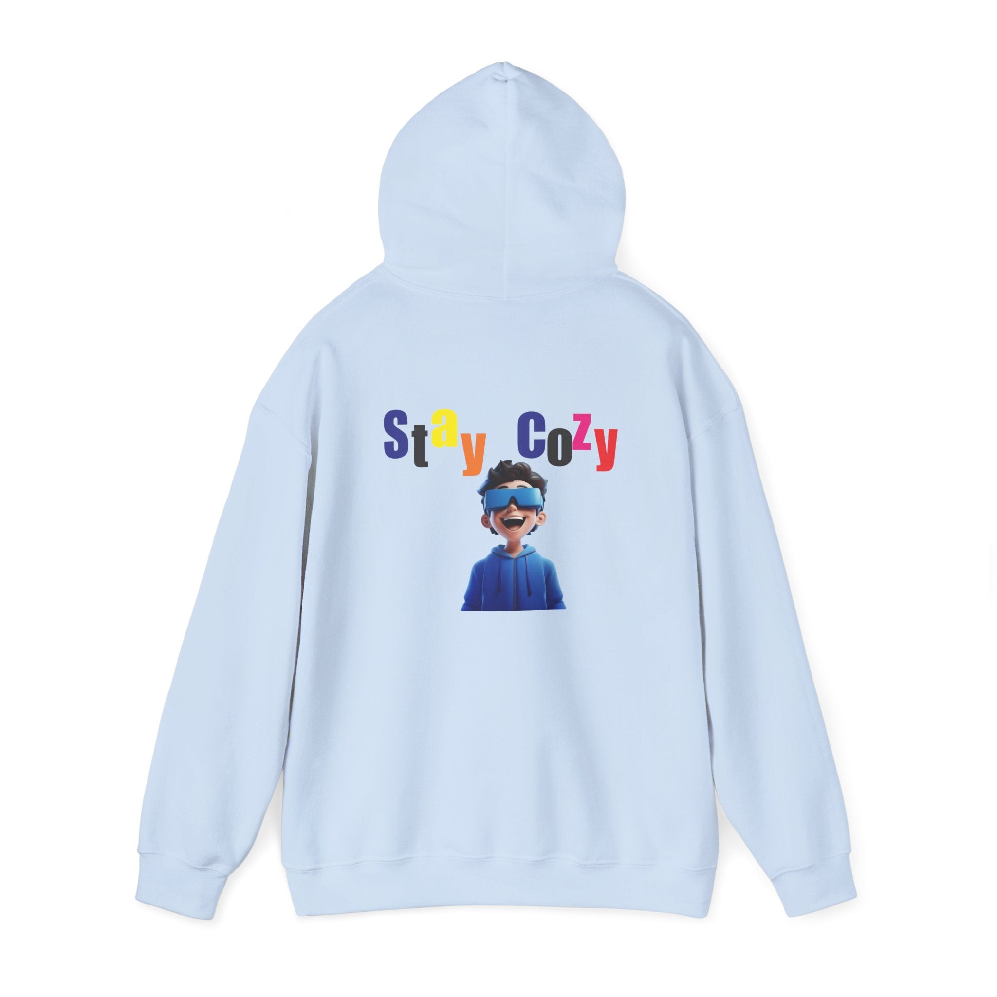 Cozy Graphic Hoodie, Stay Cozy Sweatshirt, Unisex Pullover, Winter Wardrobe Essential, Gift for Him and Her