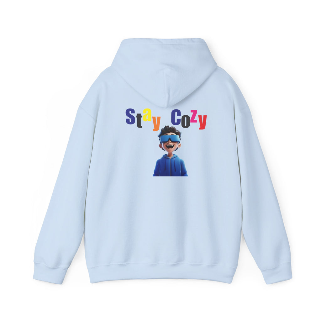 Cozy Graphic Hoodie, Stay Cozy Sweatshirt, Unisex Pullover, Winter Wardrobe Essential, Gift for Him and Her