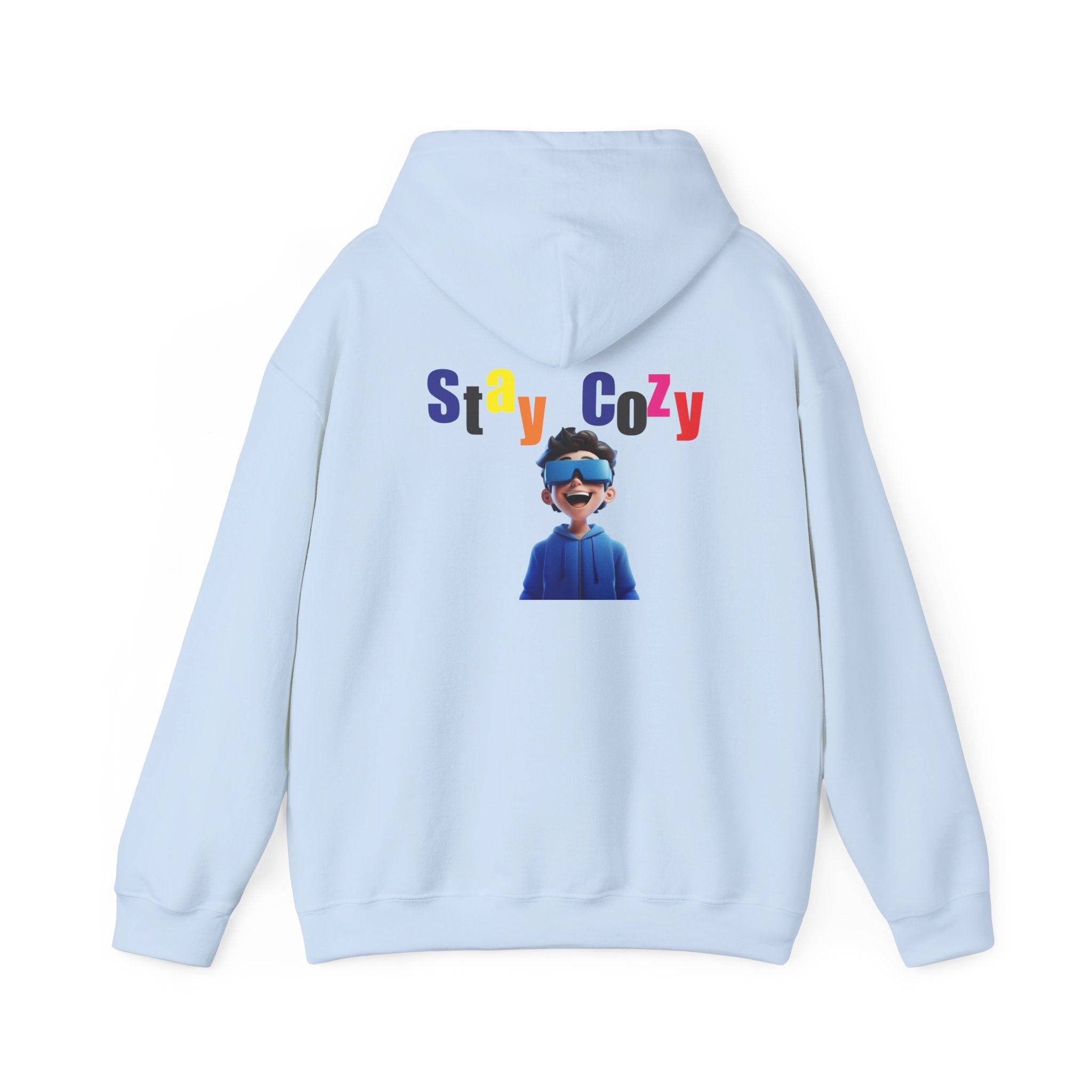 Cozy Graphic Hoodie, Stay Cozy Sweatshirt, Unisex Pullover, Winter Wardrobe Essential, Gift for Him and Her