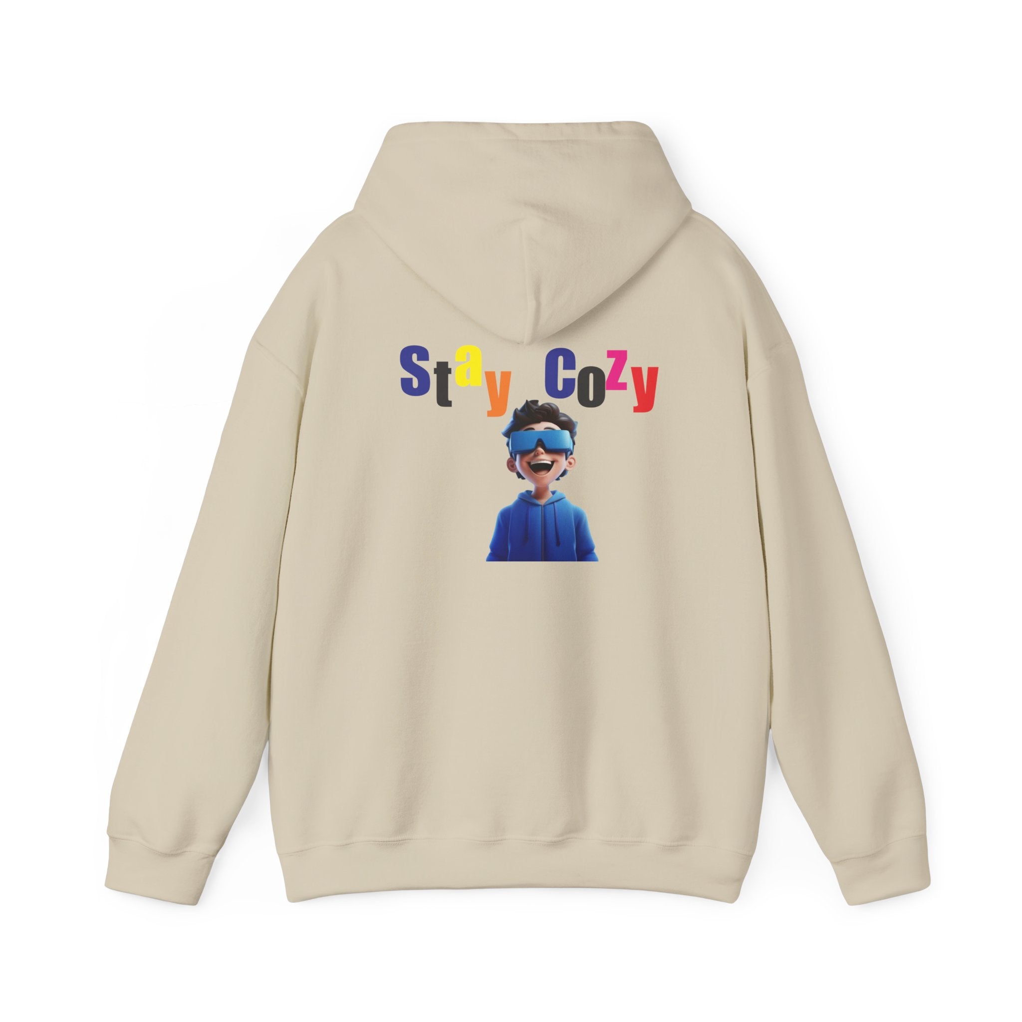 Cozy Graphic Hoodie, Stay Cozy Sweatshirt, Unisex Pullover, Winter Wardrobe Essential, Gift for Him and Her
