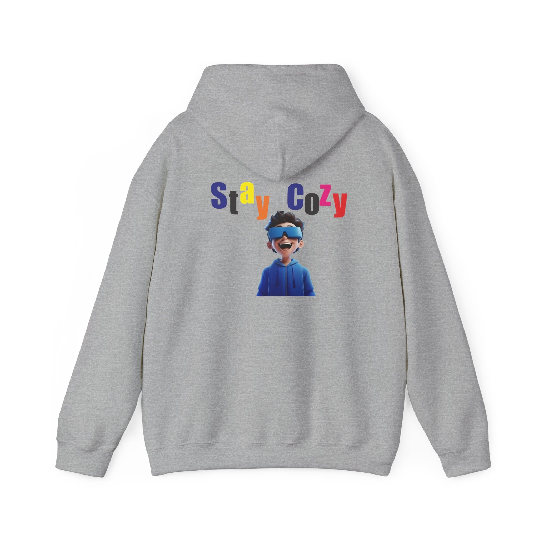 Cozy Graphic Hoodie, Stay Cozy Sweatshirt, Unisex Pullover, Winter Wardrobe Essential, Gift for Him and Her