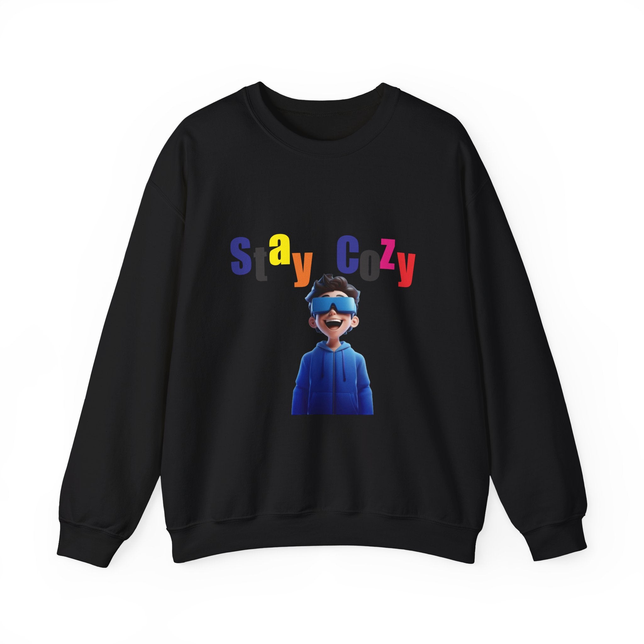 Stay Cozy Sweatshirt - Unisex Heavy Blend, Comfy Layering, Casual Style, Gift for Friends, Perfect for Relaxing Evenings