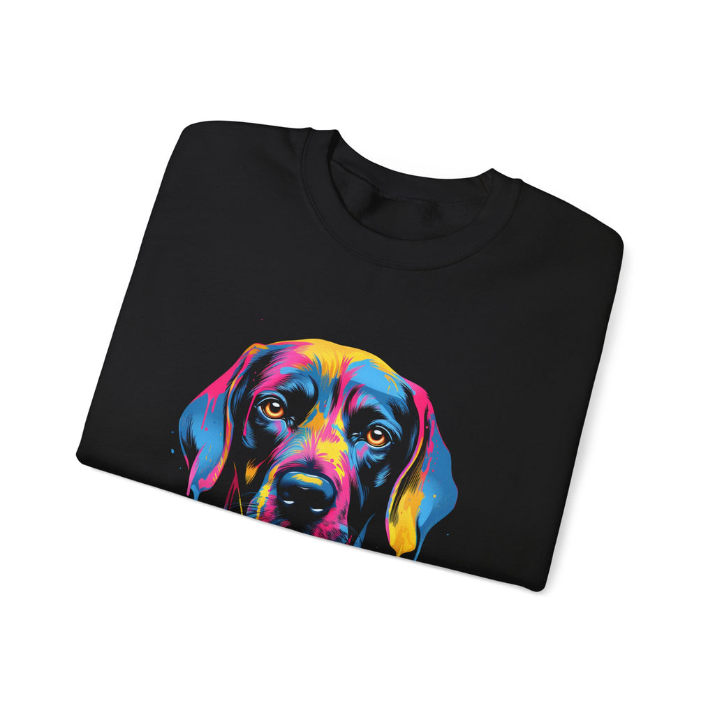 Colorful Dog Art Sweatshirt