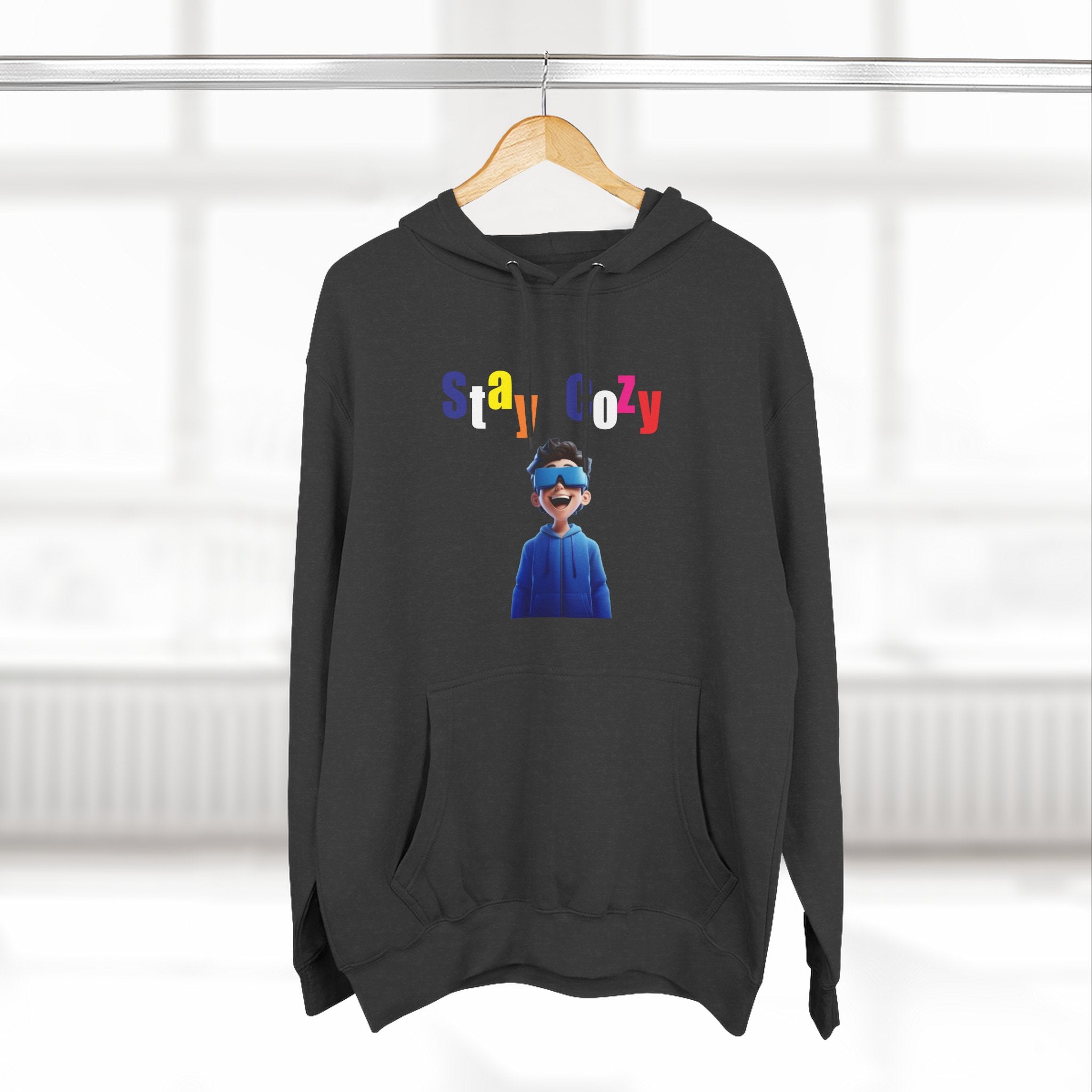 Chill Vibes Hoodie - Stay Cozy Fleece Sweatshirt, Comfy Streetwear, Perfect Gift for Relaxation, Hooded Sweatshirt for Lazy Days