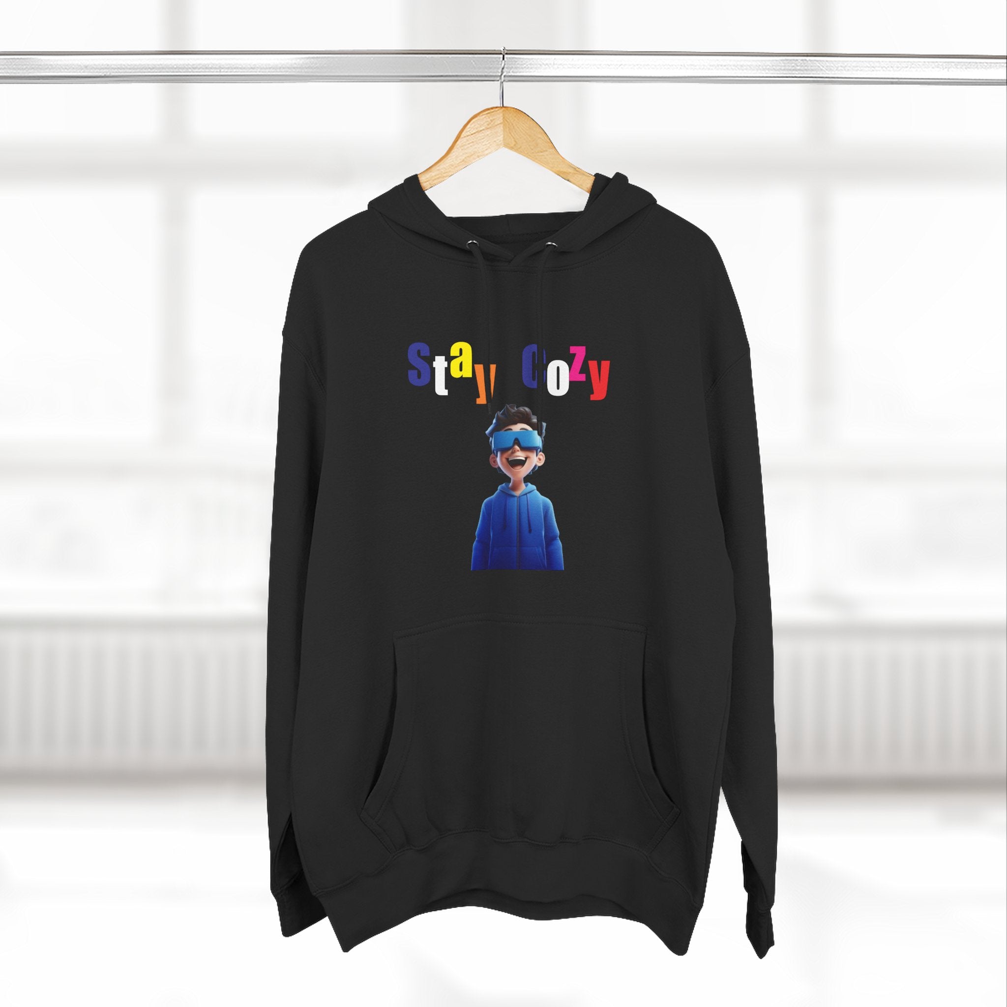 Chill Vibes Hoodie - Stay Cozy Fleece Sweatshirt, Comfy Streetwear, Perfect Gift for Relaxation, Hooded Sweatshirt for Lazy Days