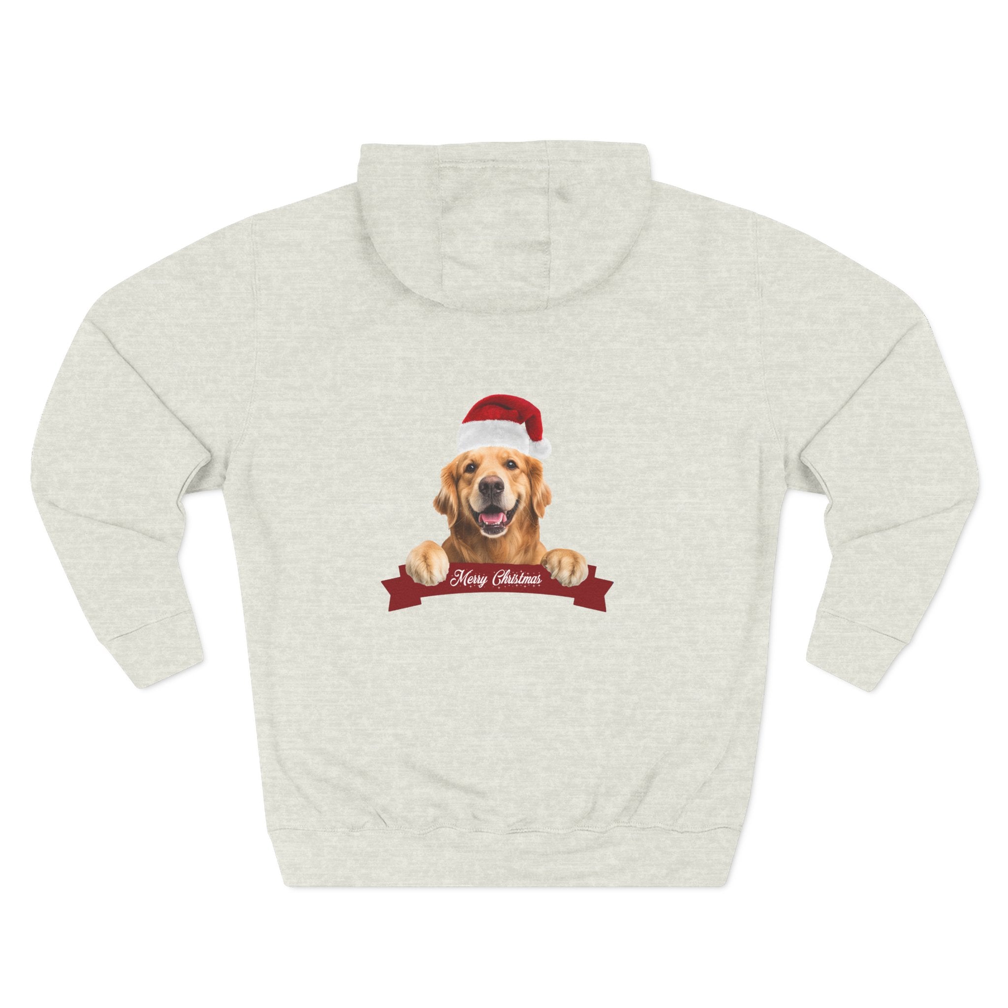 Festive Dog Christmas Hoodie, Cute Pet Lover Gift, Holiday Apparel, Cozy Winter Wear, Dog Lover's Gift, Merry Christmas Design