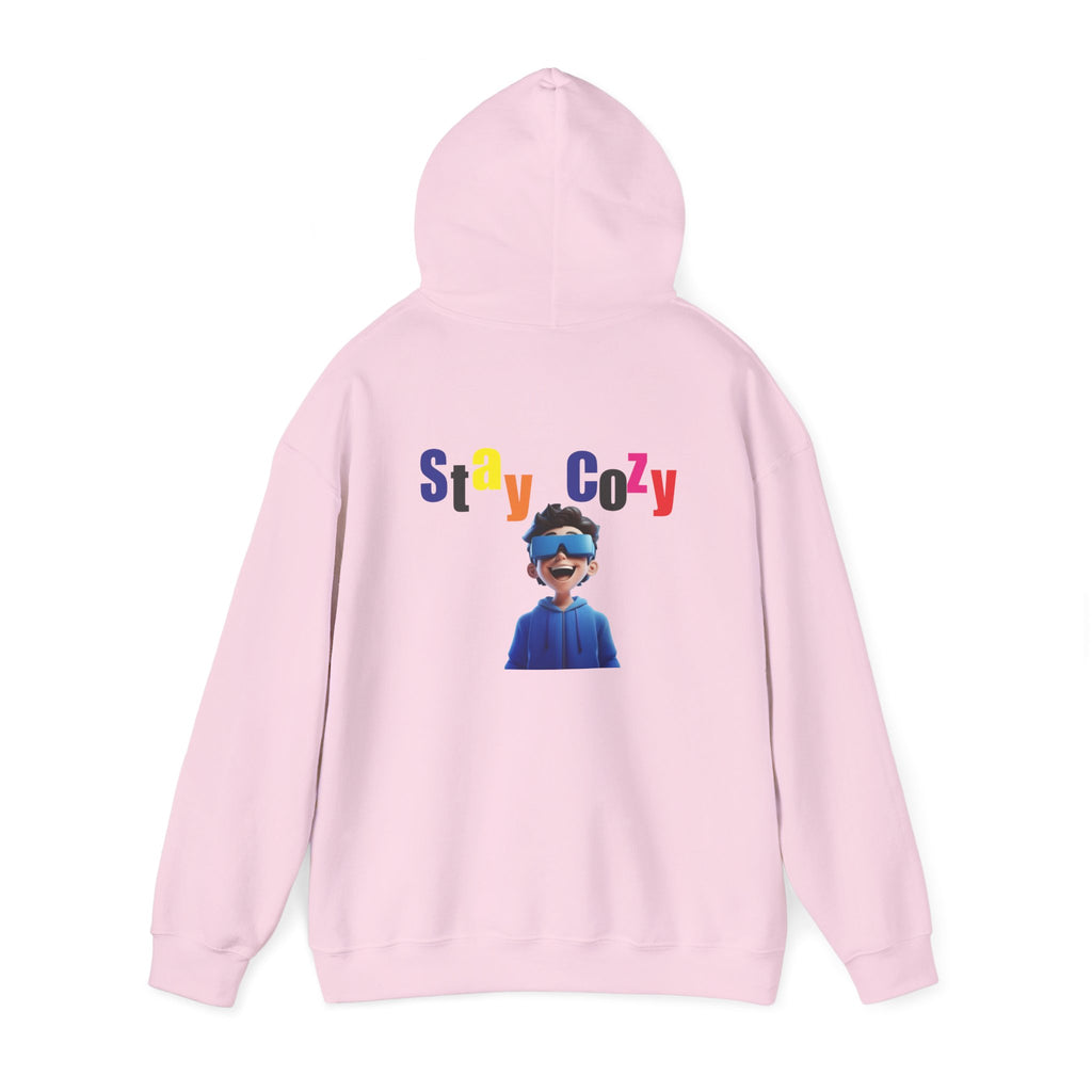 Cozy Graphic Hoodie, Stay Cozy Sweatshirt, Unisex Pullover, Winter Wardrobe Essential, Gift for Him and Her