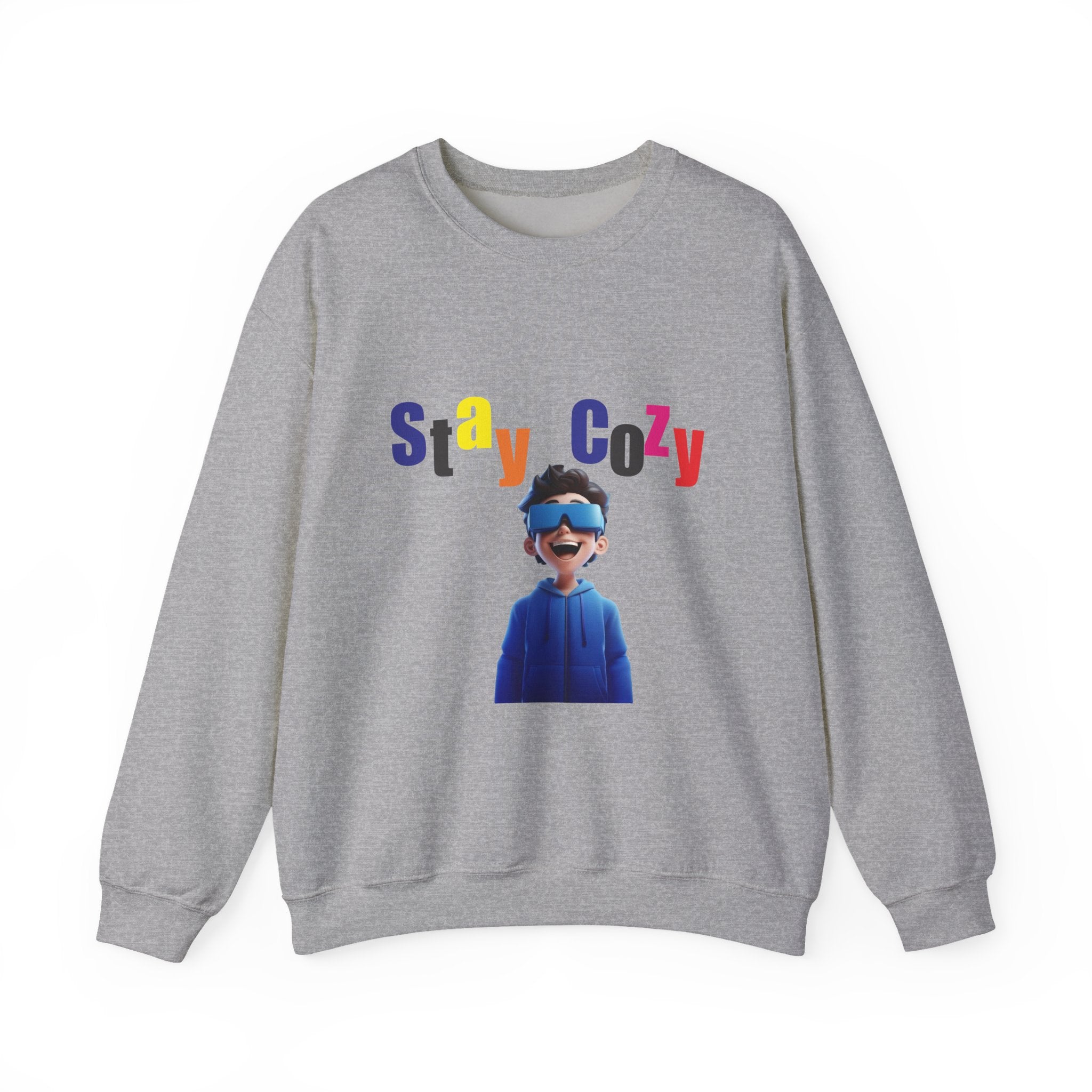 Stay Cozy Sweatshirt - Unisex Heavy Blend, Comfy Layering, Casual Style, Gift for Friends, Perfect for Relaxing Evenings