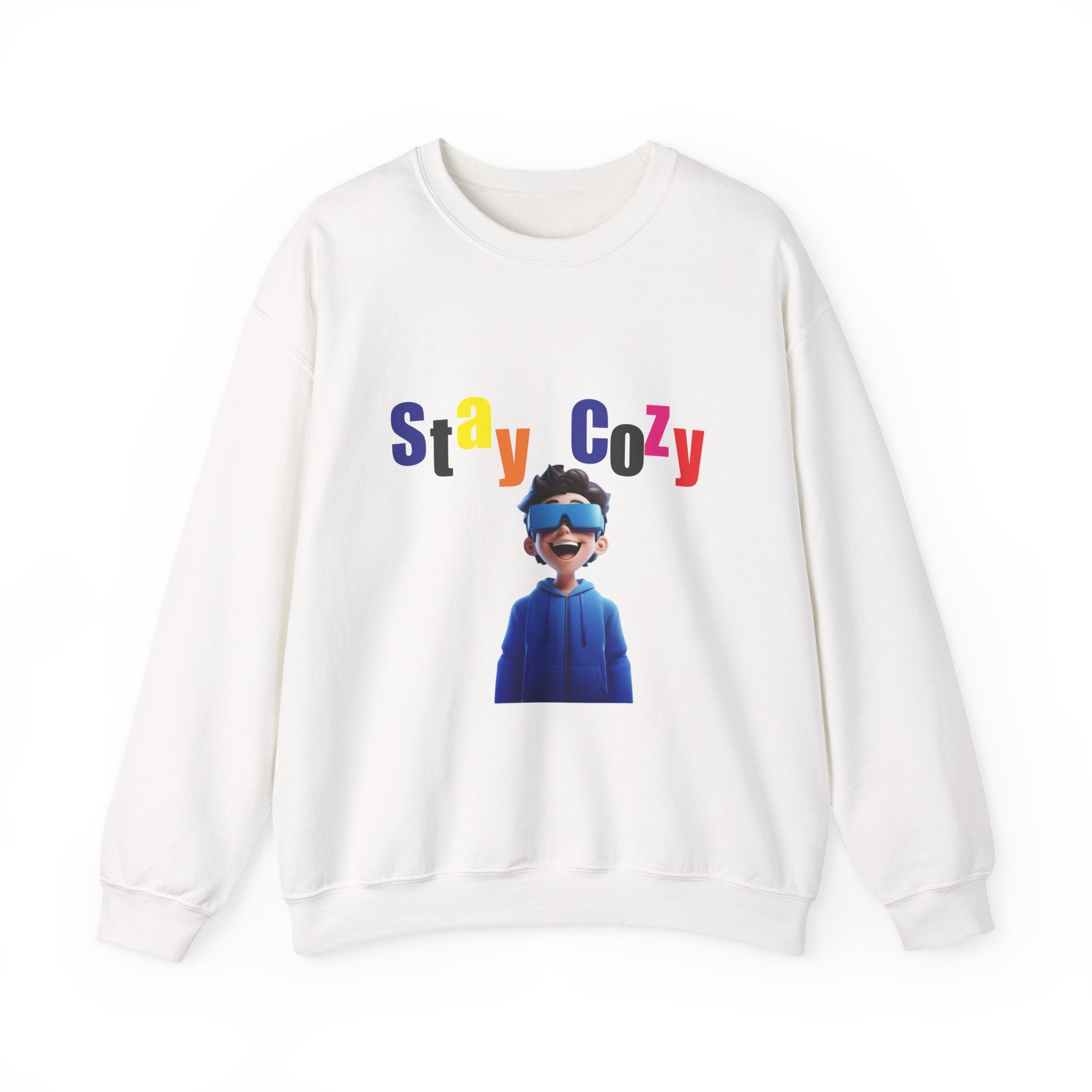 Stay Cozy Sweatshirt - Unisex Heavy Blend, Comfy Layering, Casual Style, Gift for Friends, Perfect for Relaxing Evenings