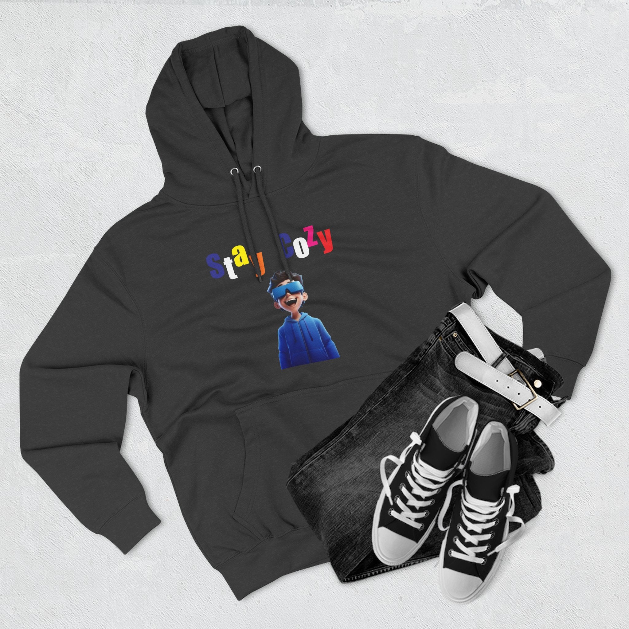 Chill Vibes Hoodie - Stay Cozy Fleece Sweatshirt, Comfy Streetwear, Perfect Gift for Relaxation, Hooded Sweatshirt for Lazy Days