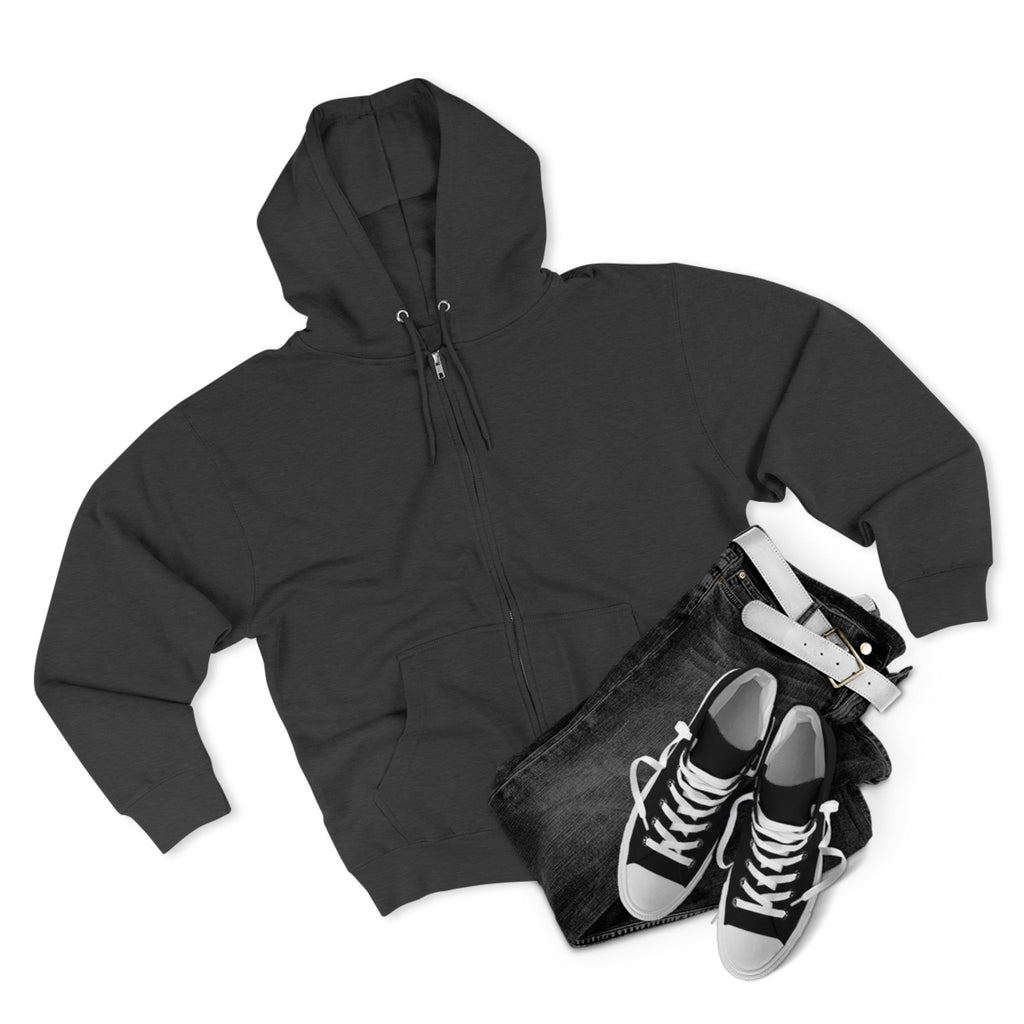 Christmas Dog Hoodie, Unisex Zip Hoodie with Dog Santa Design, Pet Lover Gift, Holiday Apparel, Cozy Zip-Up for Winter