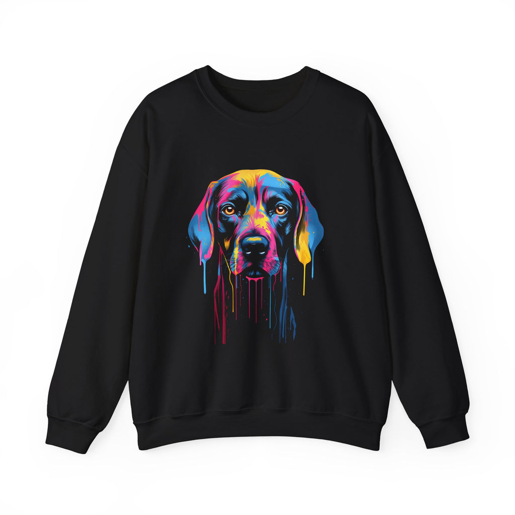 Colorful Dog Art Sweatshirt