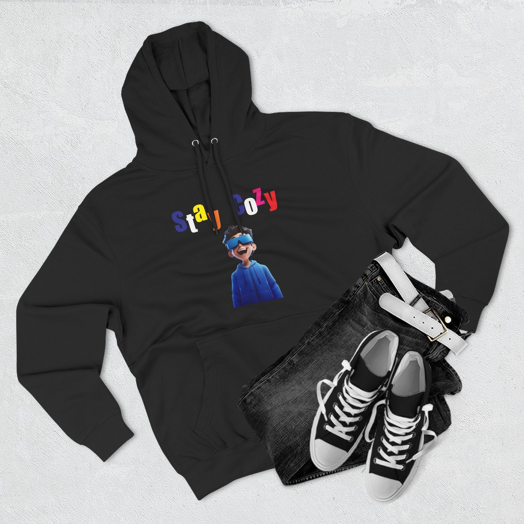 Chill Vibes Hoodie - Stay Cozy Fleece Sweatshirt, Comfy Streetwear, Perfect Gift for Relaxation, Hooded Sweatshirt for Lazy Days