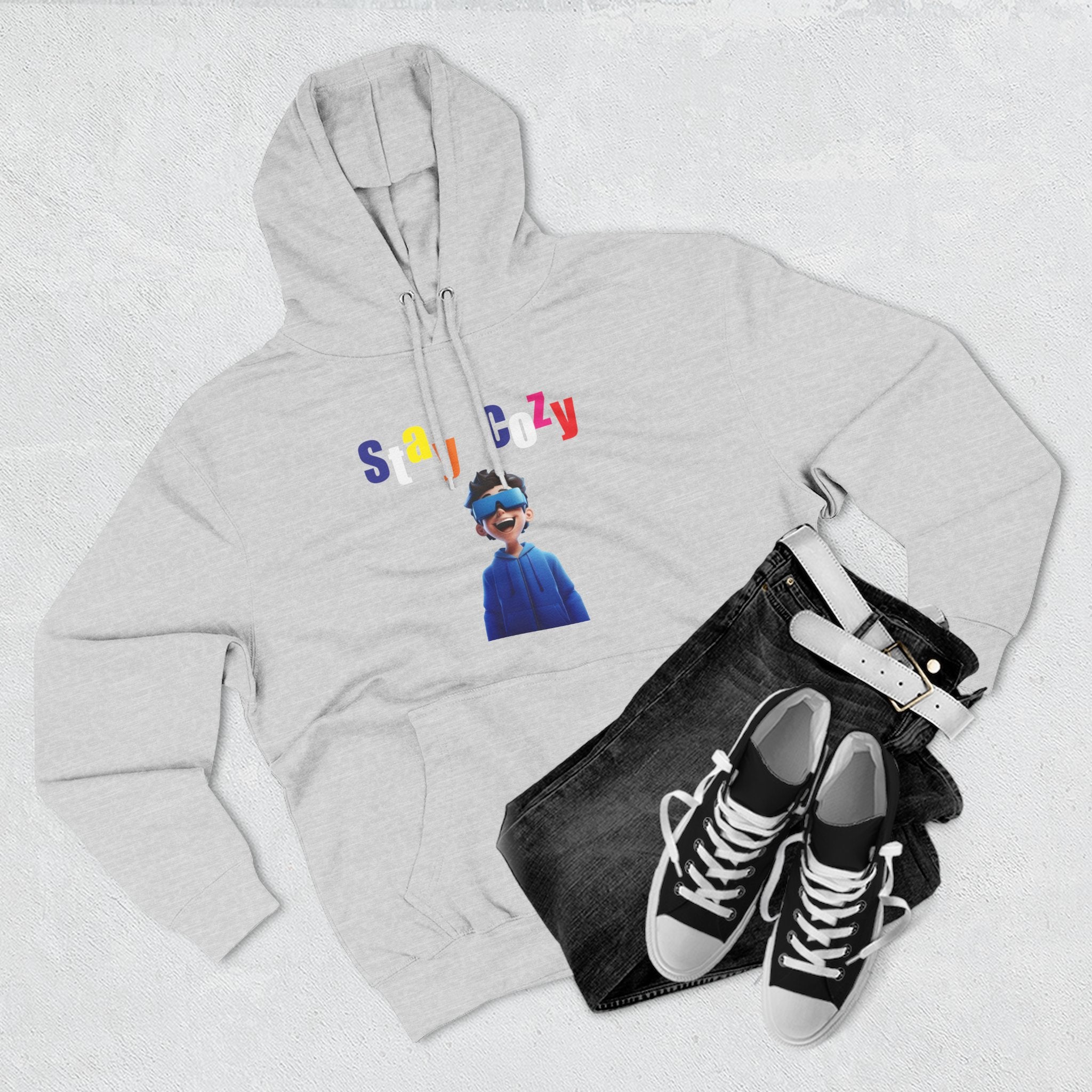 Chill Vibes Hoodie - Stay Cozy Fleece Sweatshirt, Comfy Streetwear, Perfect Gift for Relaxation, Hooded Sweatshirt for Lazy Days