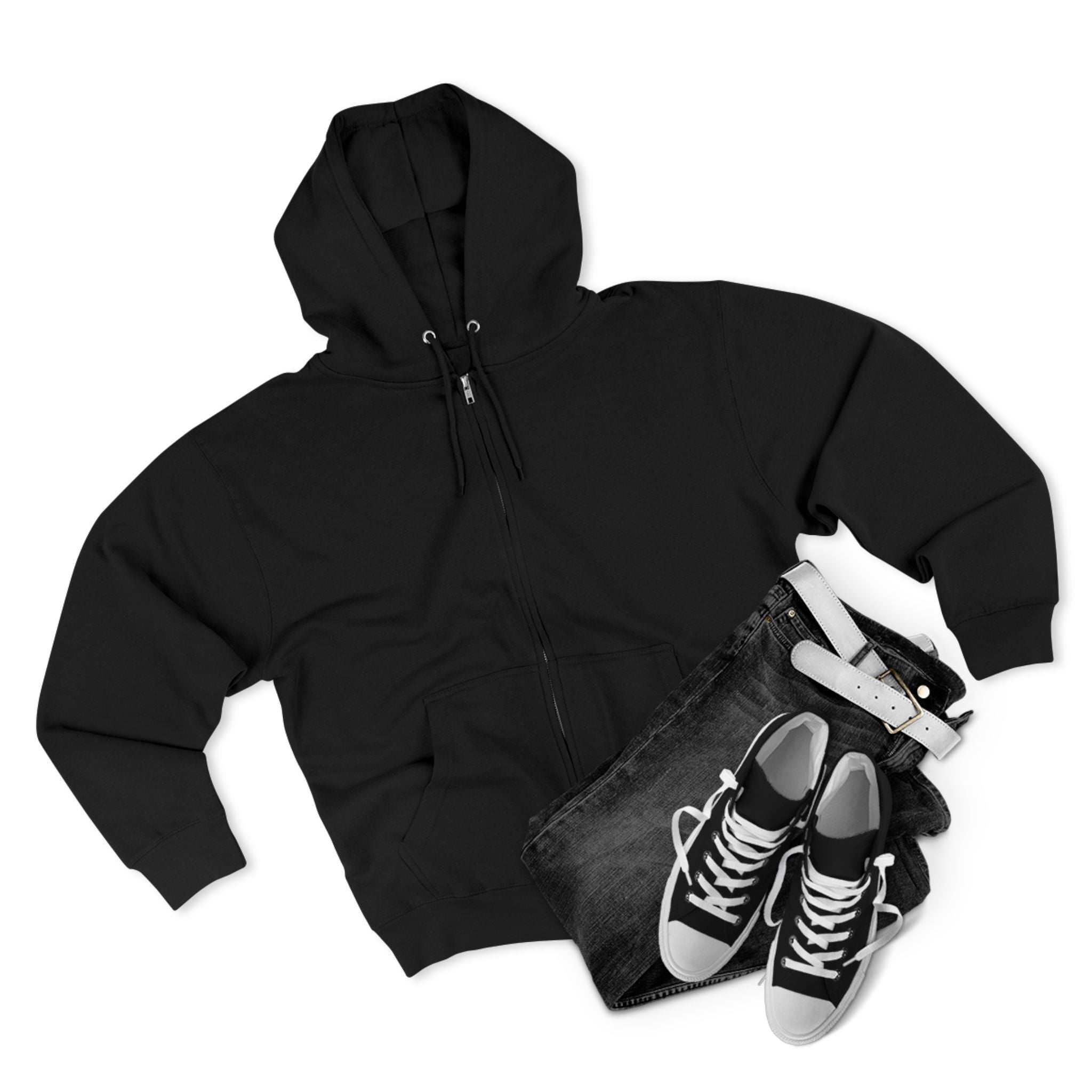 Christmas Dog Hoodie, Unisex Zip Hoodie with Dog Santa Design, Pet Lover Gift, Holiday Apparel, Cozy Zip-Up for Winter